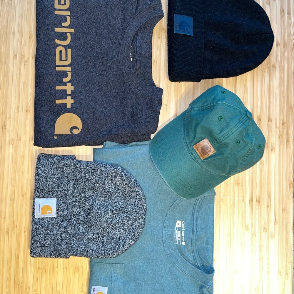 Carhartt Apparel Bundle - Blue, Green, Black